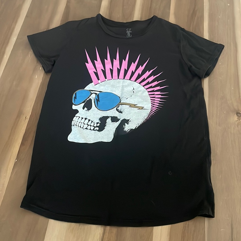Lauren Moshi boys skull Mohawk t shirt